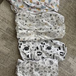4 Fitted Crib Sheets