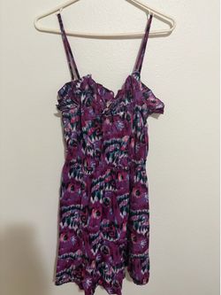 Purple summer dress