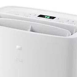 Portable LG air conditioner - 7000 BTU white with remote 