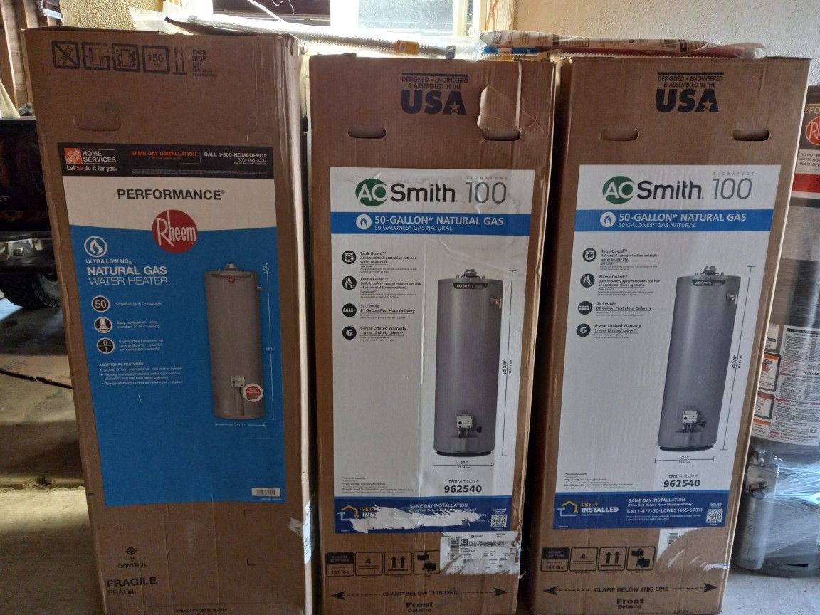 Ocupas 50 Gallons Water Heater