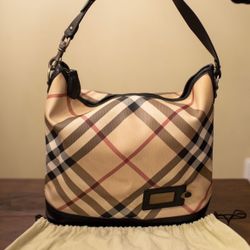 Authentic Burberry Nova Check Handbag