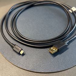USB A To Micro B 6ft Cable