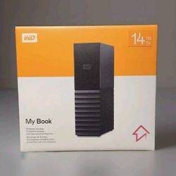 UNOPENED BRAND NEW BLACK WESTERN DIGITAL , MY BOOK DESKTOP HDD, 14TB - $200 (Harahan)