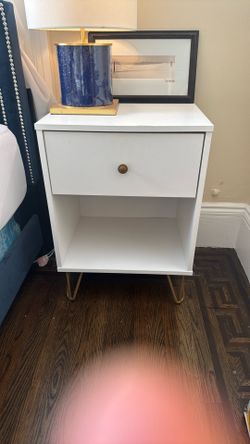 White Nightstand 16in X 20in 