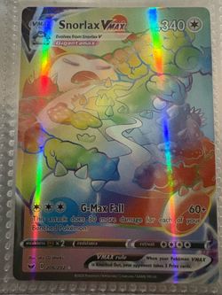 Snorlax VMAX Secret Rare Holo card