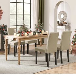 4 Dining Chairs Upholstered Brand New 