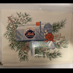 Vintage Mets Xmas card