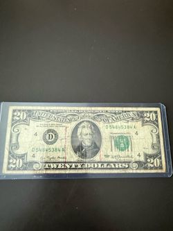 1977 $20 Federal Reserve Note Cleveland Ohio