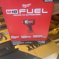 Milwaukee M18 FUEL 1/2" High Torque Impact Wrench 2967-20 NEW TOOL ONLY 