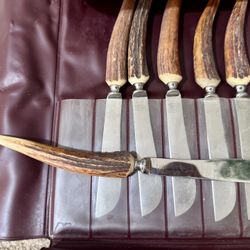 1950’s Brown & Bigelow Genuine Stag Handle Knives