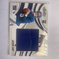 Absolute Football 2025 Jaxon Dart Memorabilia rookie card