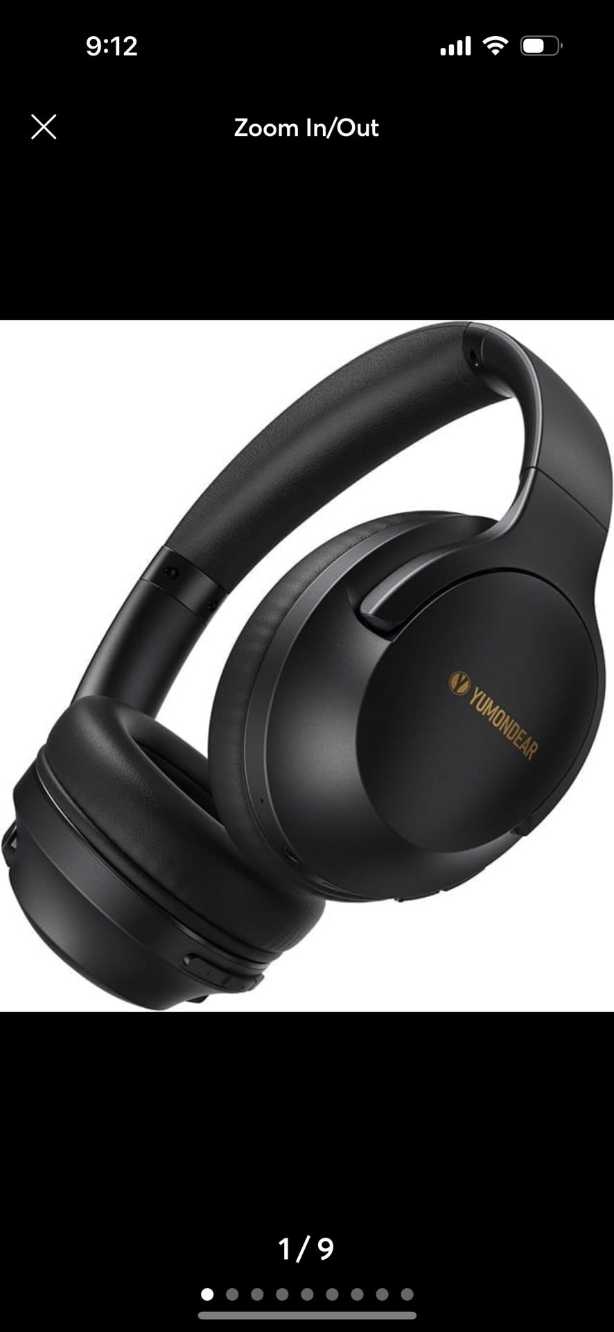 Wireless Bluetooth Over Ear Stereo Headphones Foldable Headset With Microphone