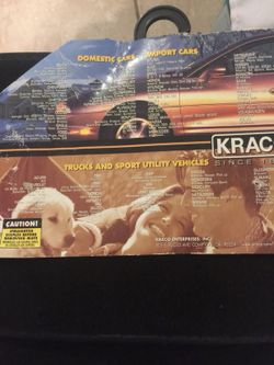 New kraco bulk carpeted floor mats 4piece