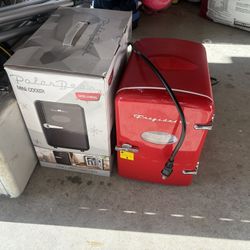 Mini Fridge Black And Red