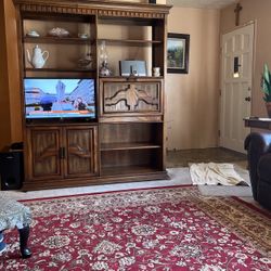 Oak Bookcase 6ftx5ft