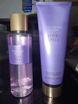 Victoria's Secret Love Spell Fragrance Mist and Lotion 8 fl oz brand new