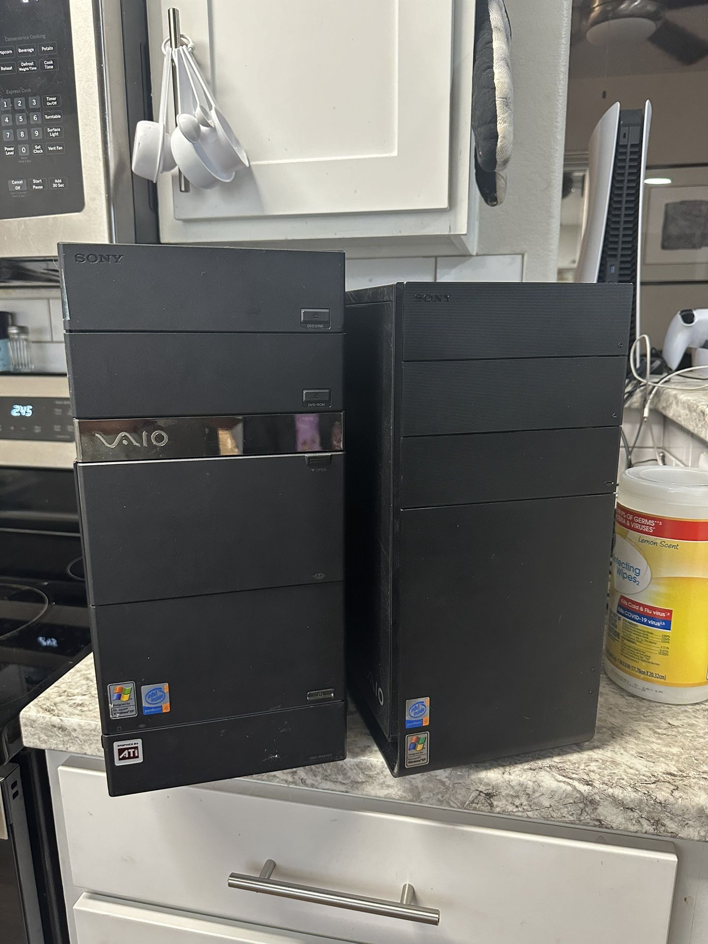 Pair Of Sony Vaio Desktops