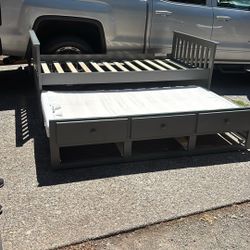 Twin Bed With Pull Out Bed