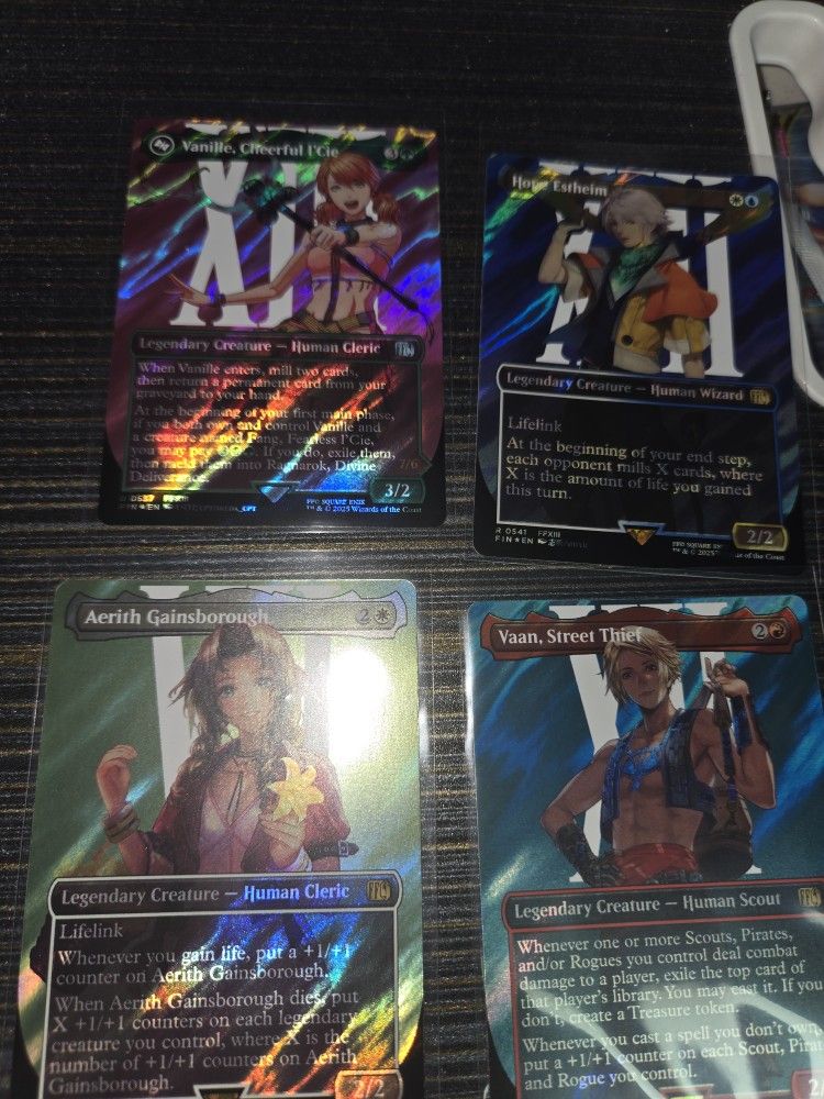 4 Surge Foil Cards From Final Fantasy Magic The Gathering