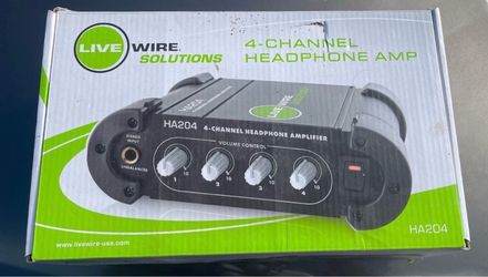 Live Wire Solutions HA204 4-Channel Headphone Amp