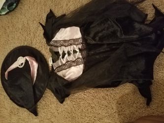 Small 2t-3t witch Halloween costume