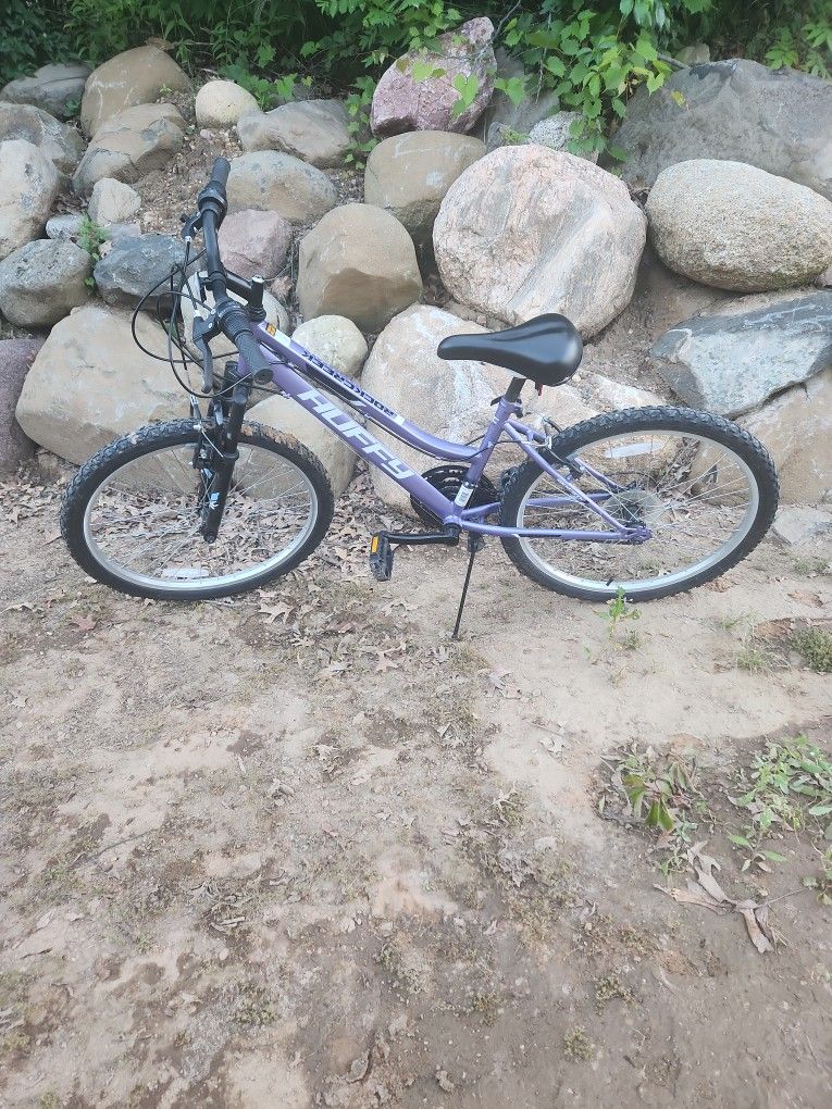 Huffy Rock Creek 24 Inch Bike (Slightly Bent Front Rim)