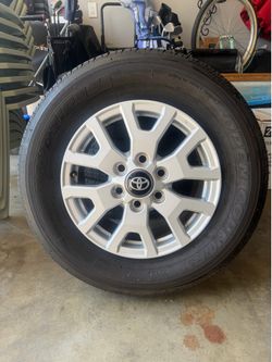 2024 Toyota Tacoma wheels and Tires 245/70/R17
