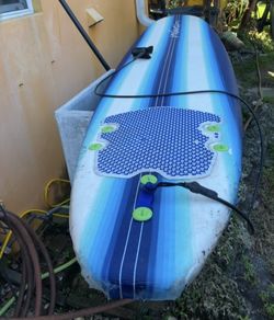 8’ Wavestorm Foam Surfboard 