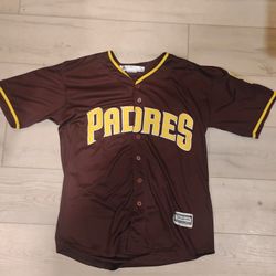 Brown And Yellow Padre Jersey 