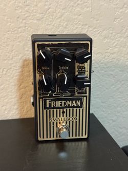 Friedman Smallbox Overdrive Guitar Pedal