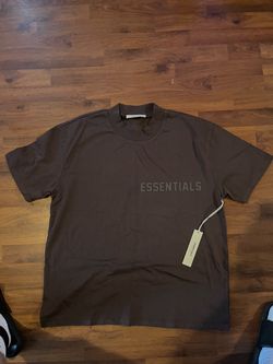 Essentials plum tee shirt SIZE LARGE