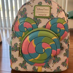 Loungefly Mickey Mouse Lollipop Mini Backpack