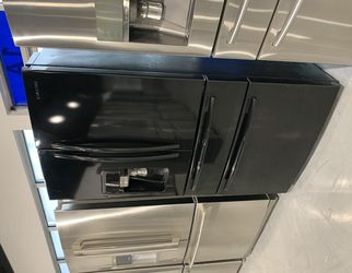 Samsung 4-Door Black Refrigerator
