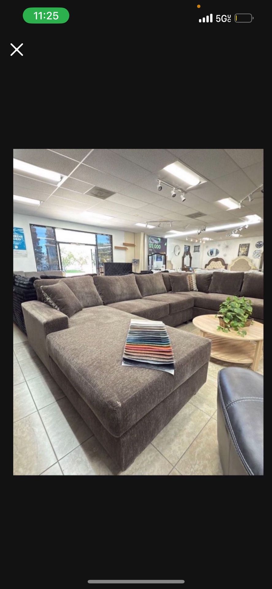 (ANY COLOR) Brand New Super Plush Comfy Sectional Set