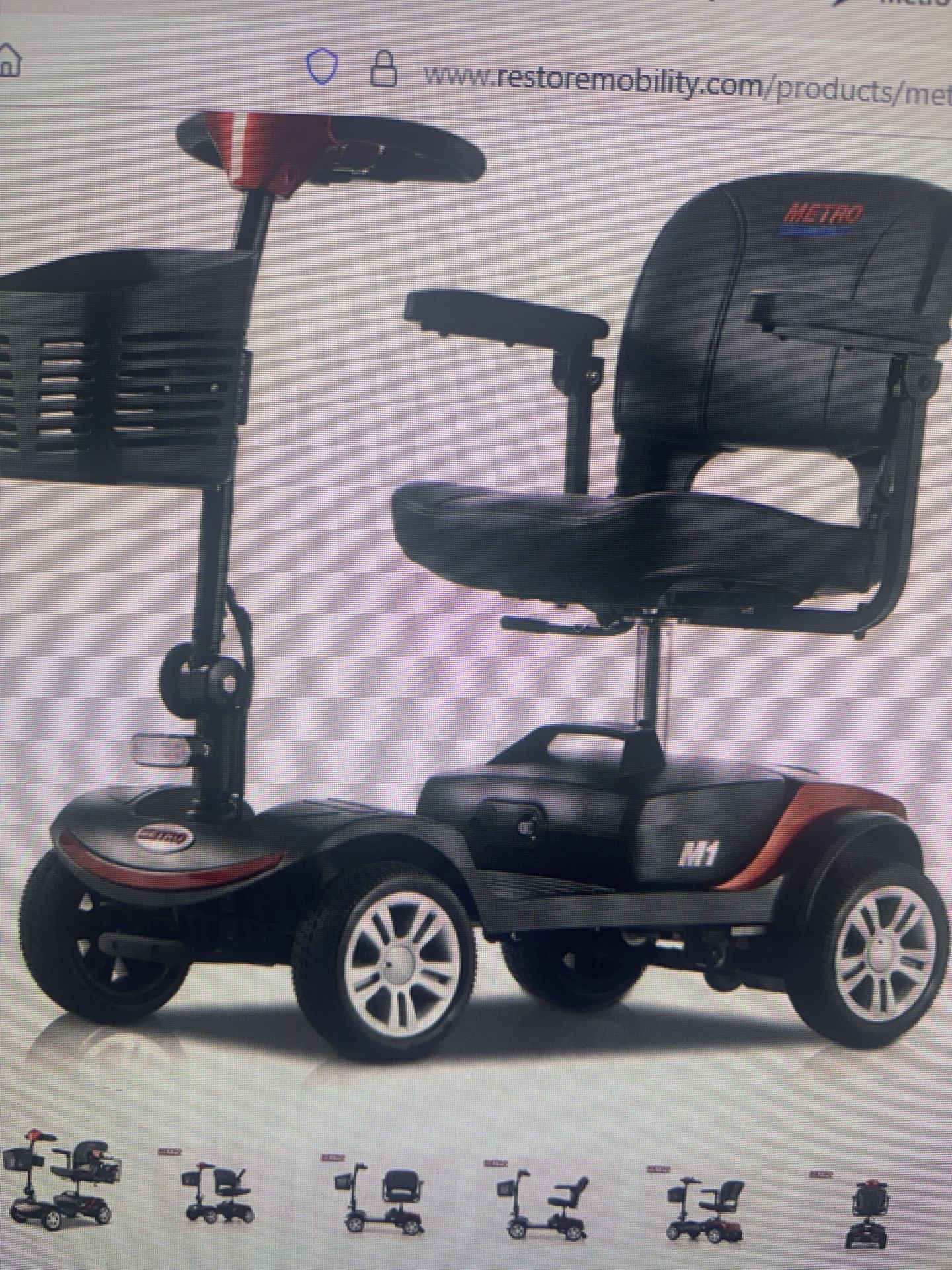 Metro Mobility M1 Portal 4 Wheel Mobility Scooter