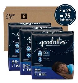Goodnites size Large