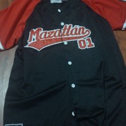 Mazatlan 01  Baseball ⚾ Jersey Size Grande 