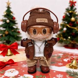 7 pcs Clothes Set For 17cm Labubu Doll