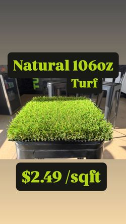 $2.49 Natural 106 Ounce Turf - Artificial Grass