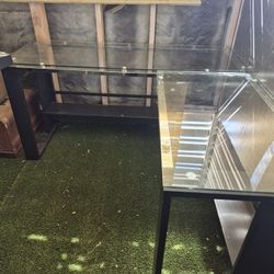 Glass Desk 