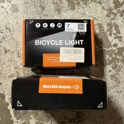 Bike lights for front and rear