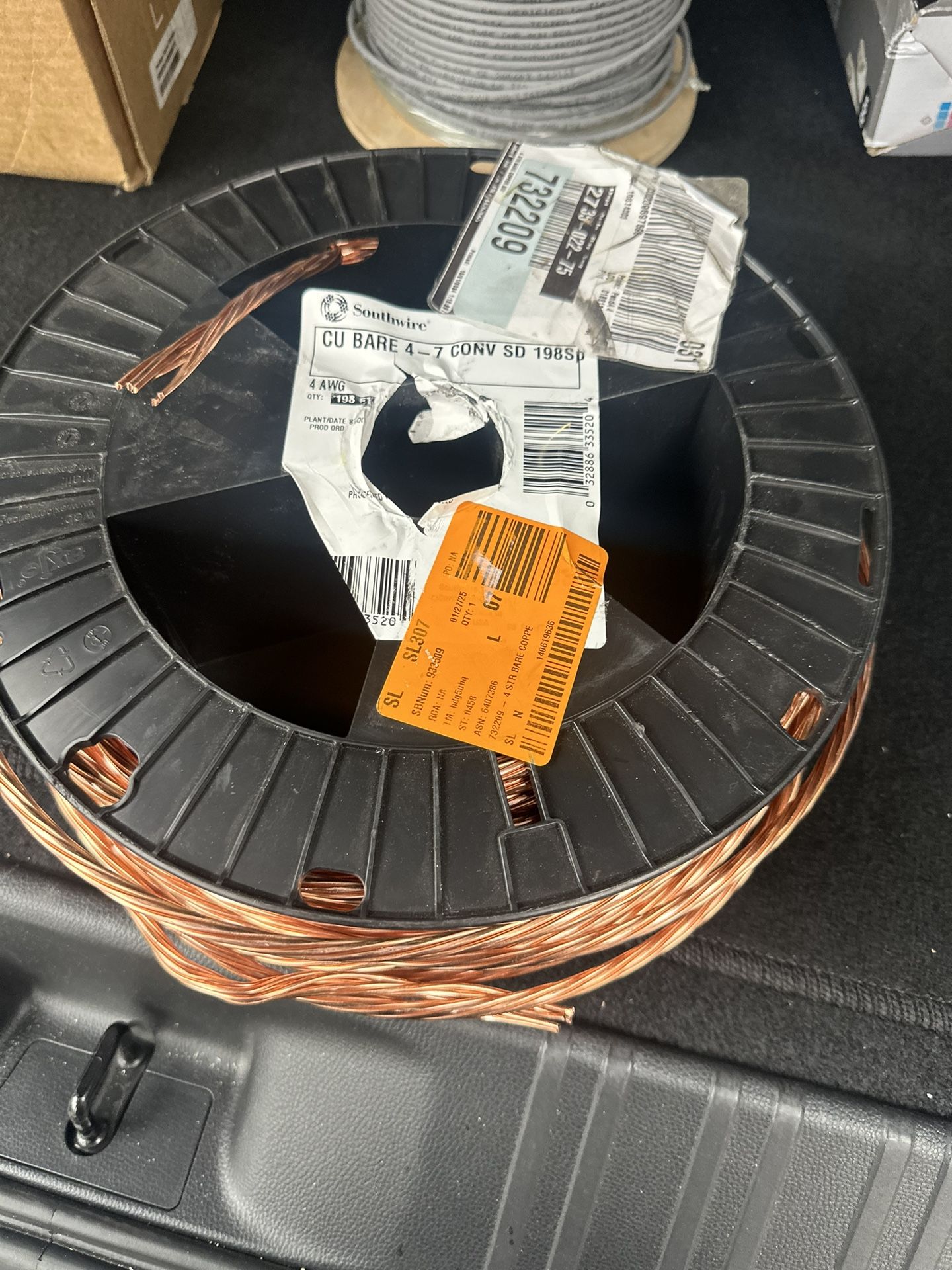 200 feet ground wire