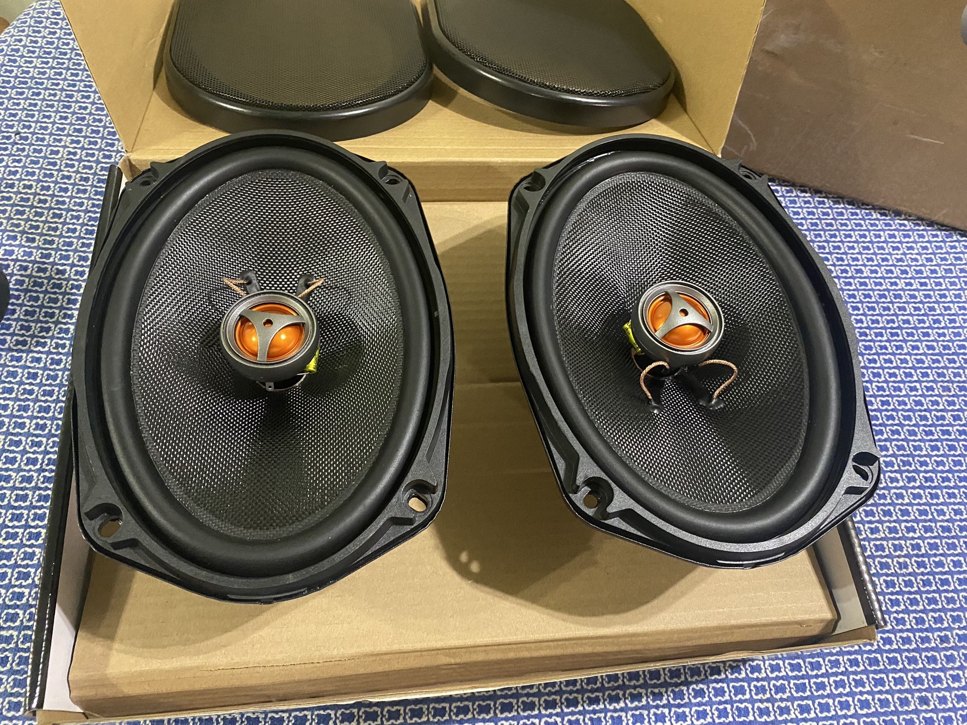 New Pair 6x9” Car Audio Coaxial Speakers