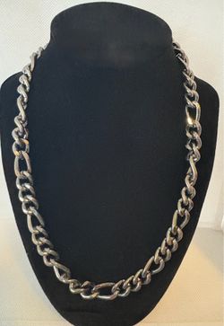 Heavy Stainless Steel Figaro Link Cuban Chain