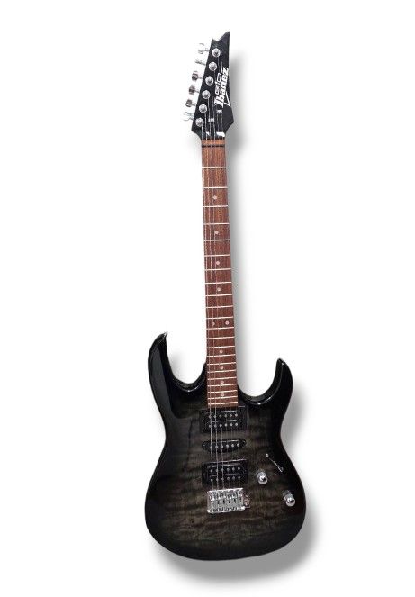 Ibanez GRX70QA Electric Guitar Transparent Black Sunburst