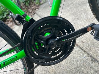 Green road bike