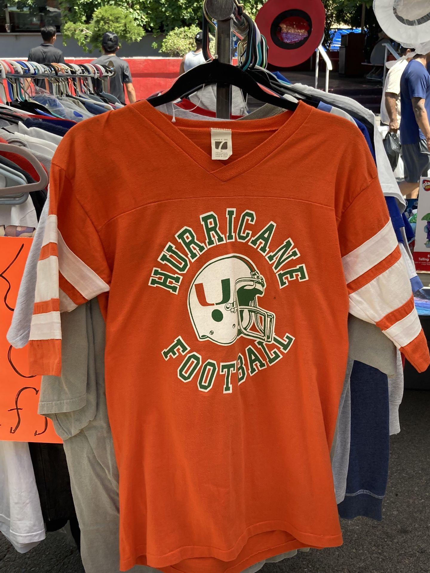 Vintage Miami Hurricanes Logo 7 Shirt (1980 /1990 s)