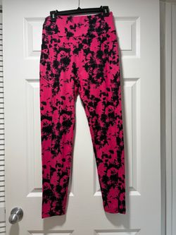 Khonga red and black leggings