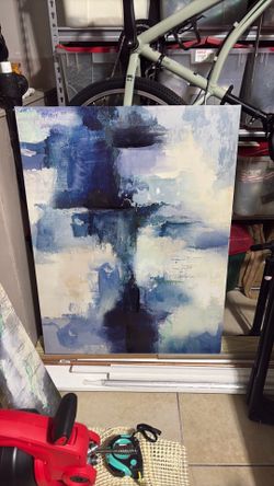 Wall Art- Blues 40 x 30 Modern