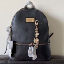 Brand New Black Leather Marc New York Backpack
